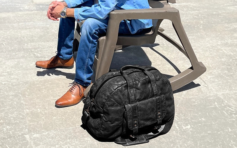 celebrity leather backpack Kobuk - Midnight Black Limited Edition Roosevelt Buffalo Leather Backpack Cline And Gucci Dominate Last
