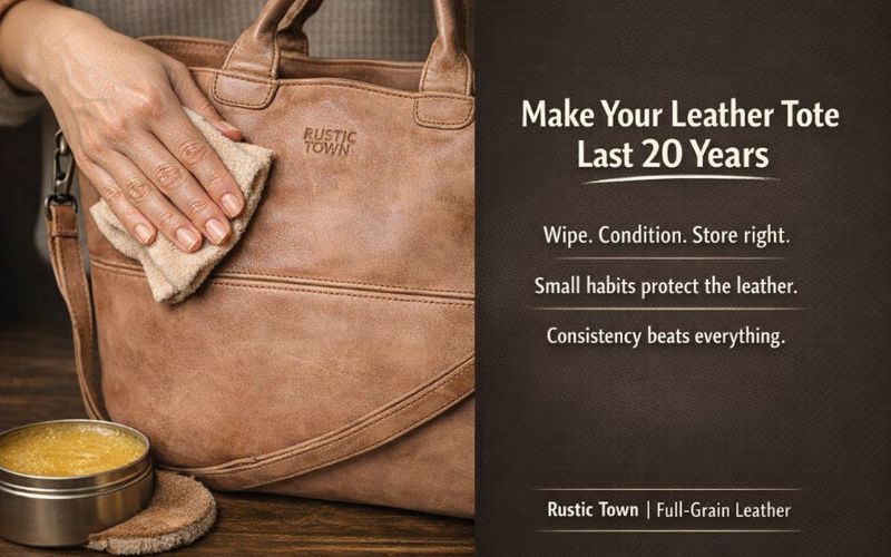 How Do You Care for a Leather Tote Bag to Make It Last?