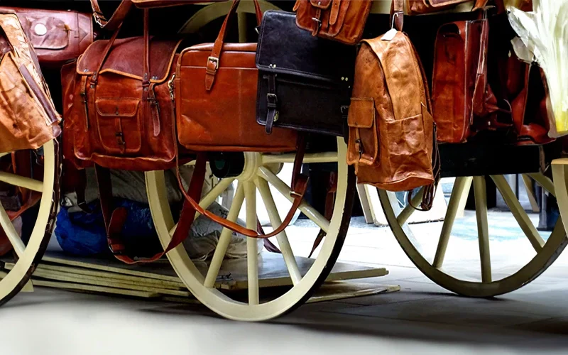 Brown Leather Messenger Bag: A love letter from cute customer