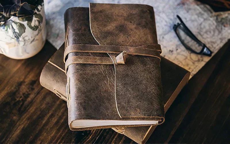 Elegant Leather Bound Journal for Writing Enthusiasts
