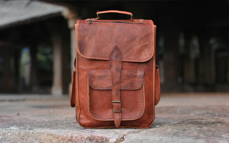 Leather Laptop Backpack: The All-in-One Outing Bag