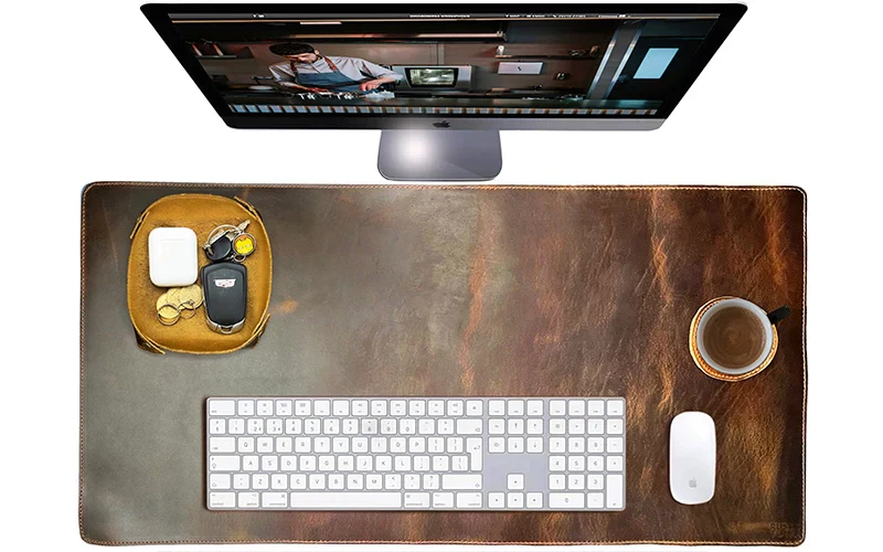 How to Clean Desk Mat Leather