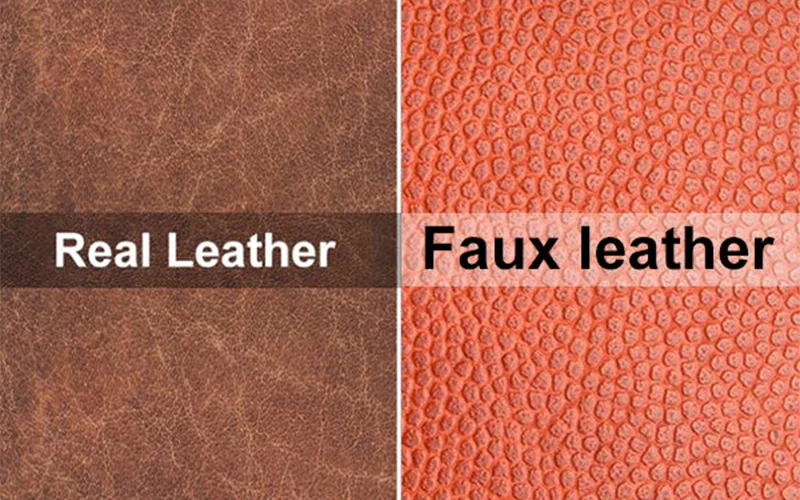 Difference between real leather and faux leather: Top 4 easy tests!