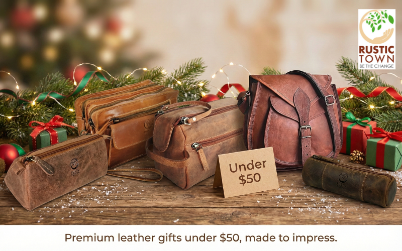 Leather Gifts under 50$