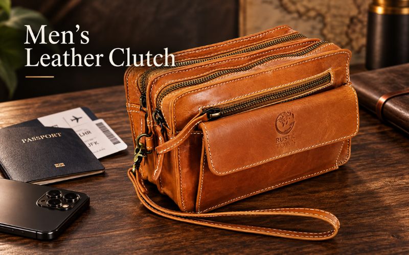 Men's Leather Clutch Guide 2026 | Wrist Bag & Murse