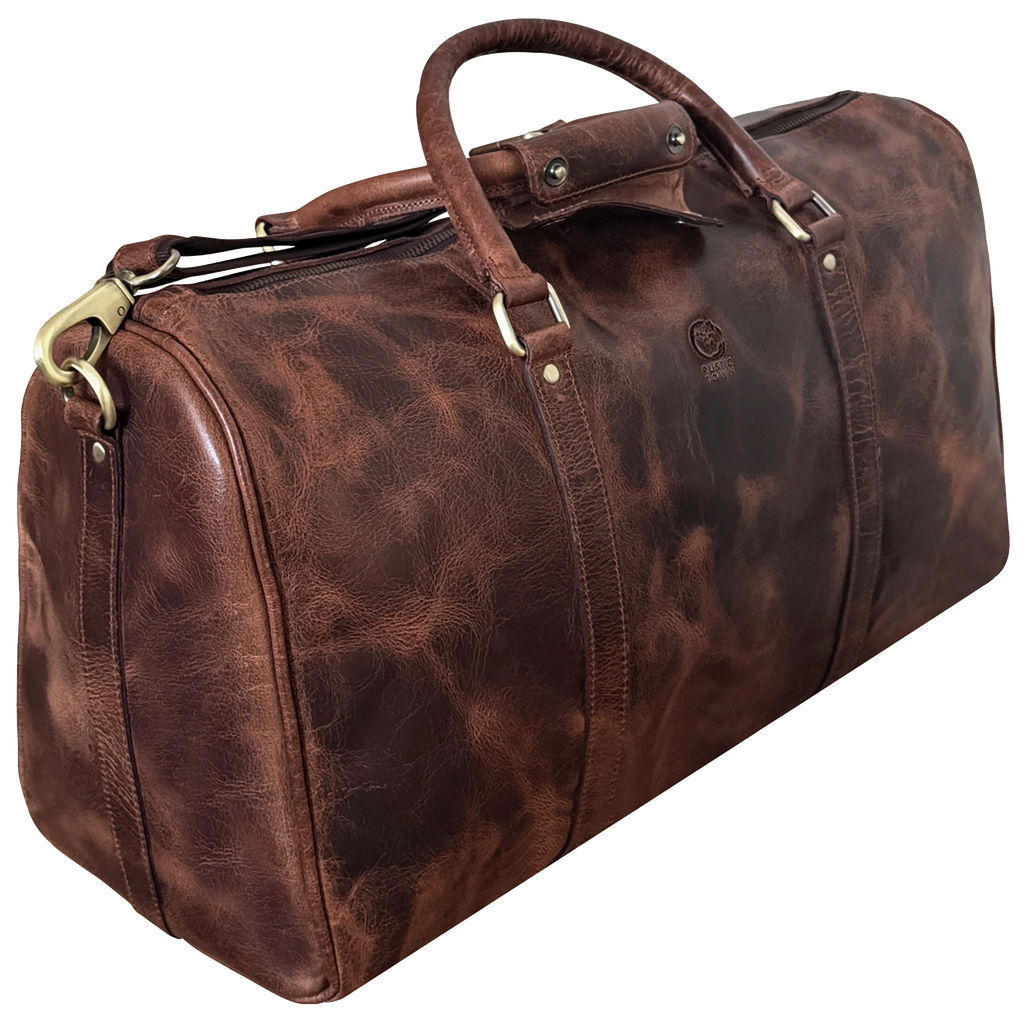 Leather Duffel Bag for Travel & Gym | Weekender