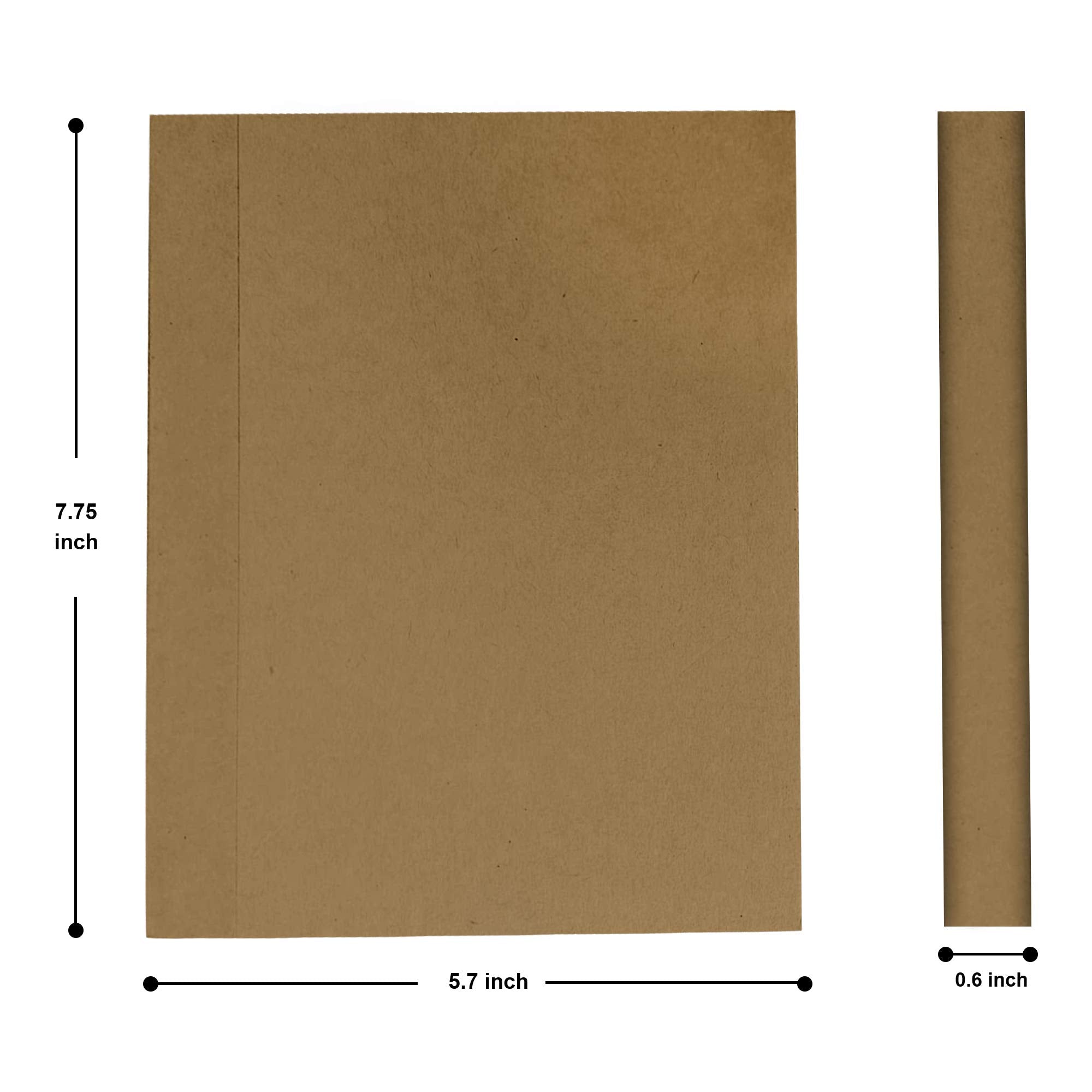 Refills for Refillable Leather Journals 6" x 8" (set of 4, Lined)