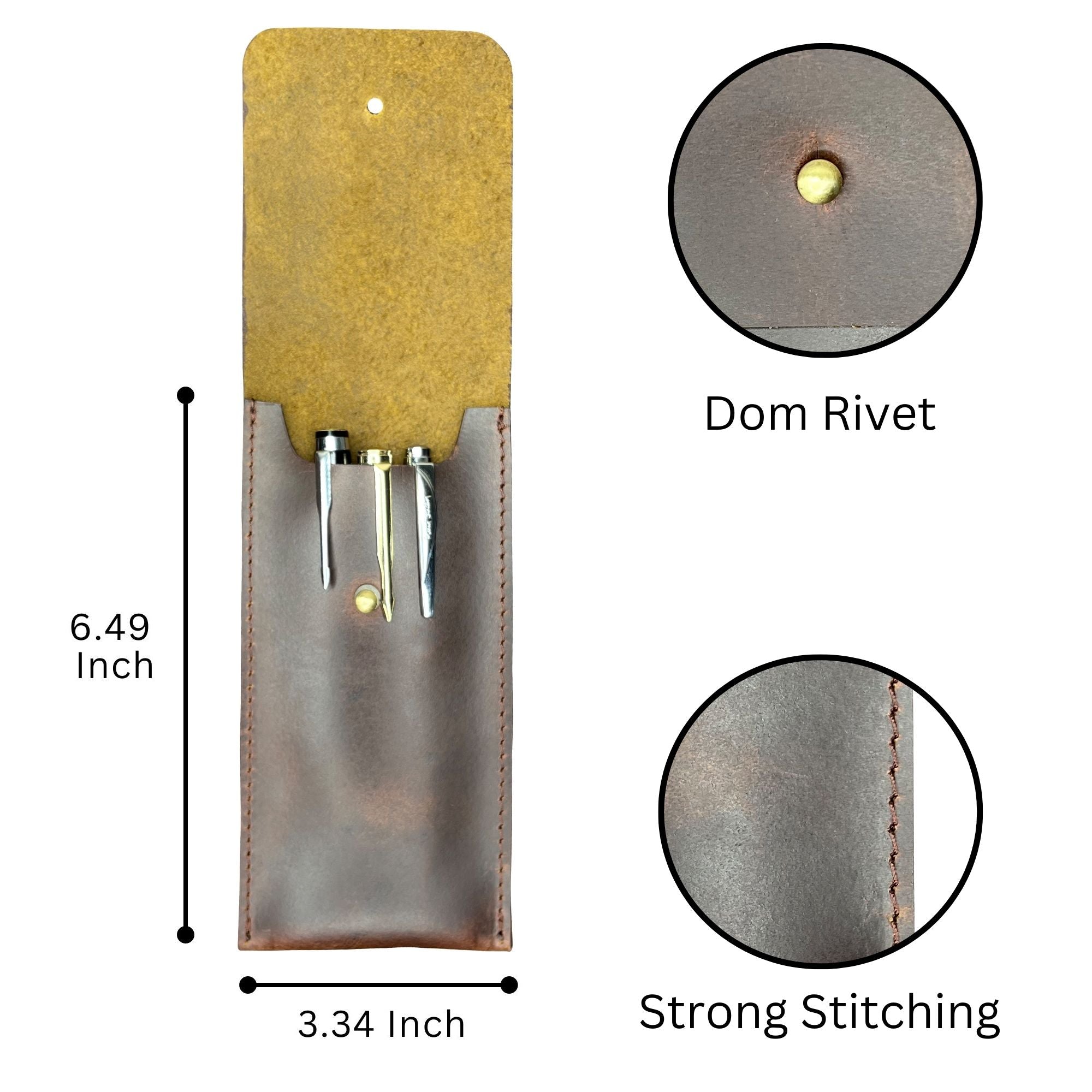 leather pen pencil holder