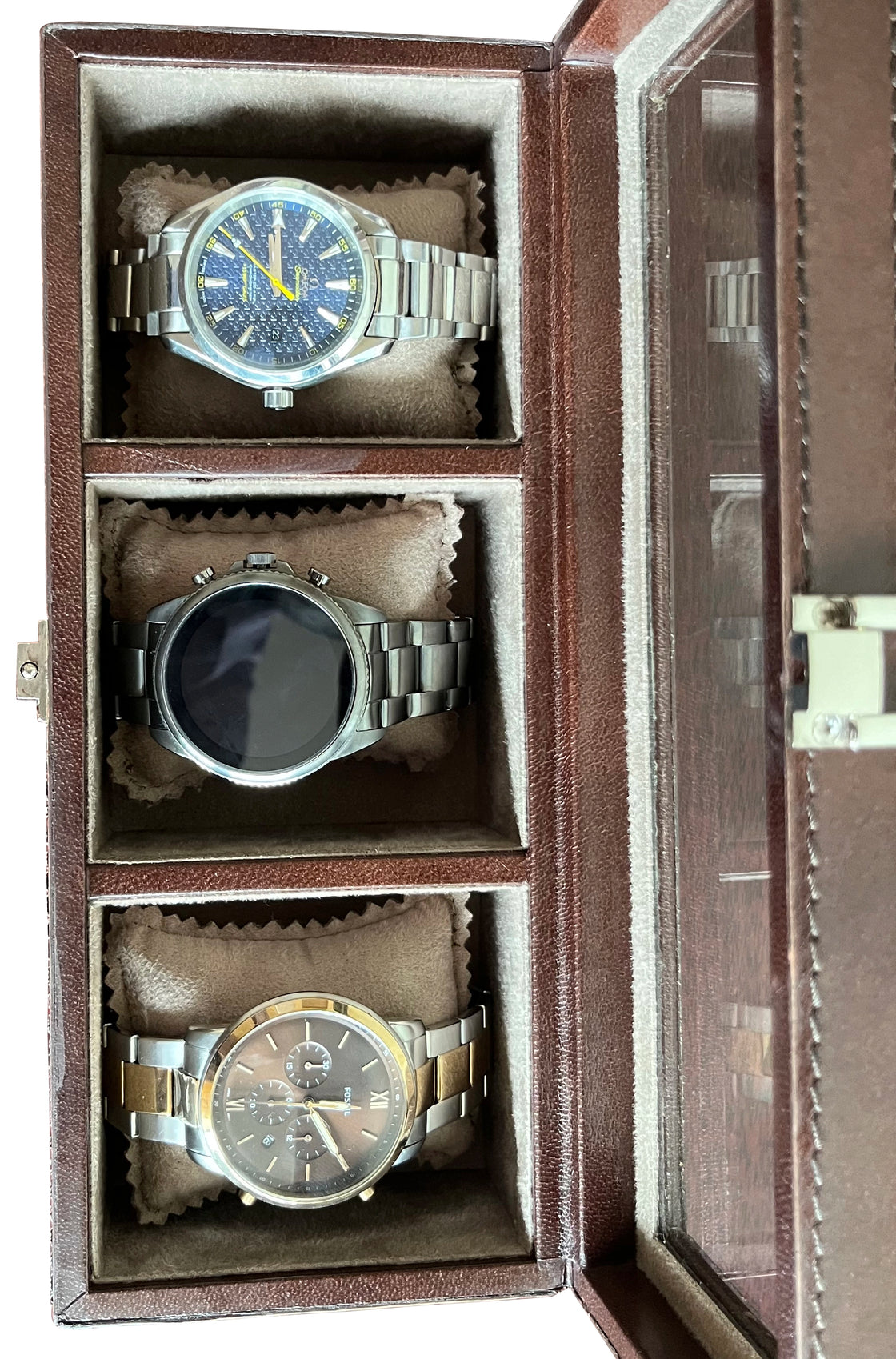 leather watch holder