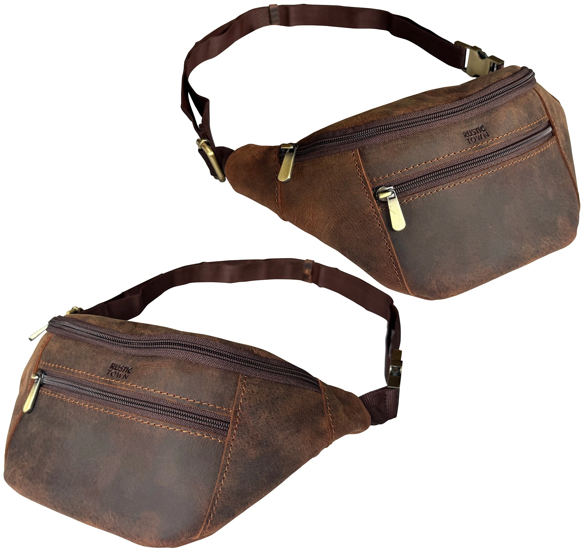 Leather Fanny Pack | Waist, Chest & Crossbody Sling Bag