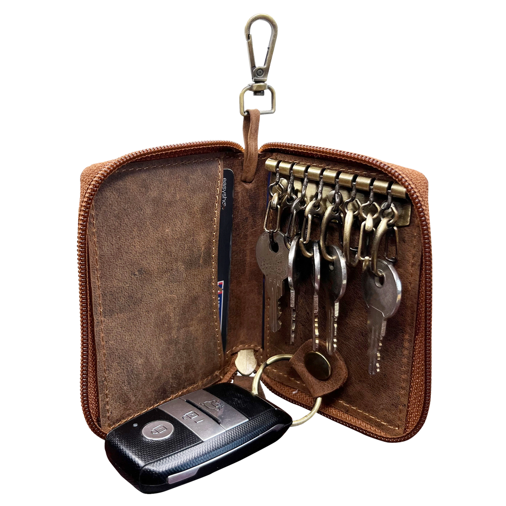 Secure Zipper Key Organizer FOB Wallet Secure Zipper Key Organizer FOB Wallet