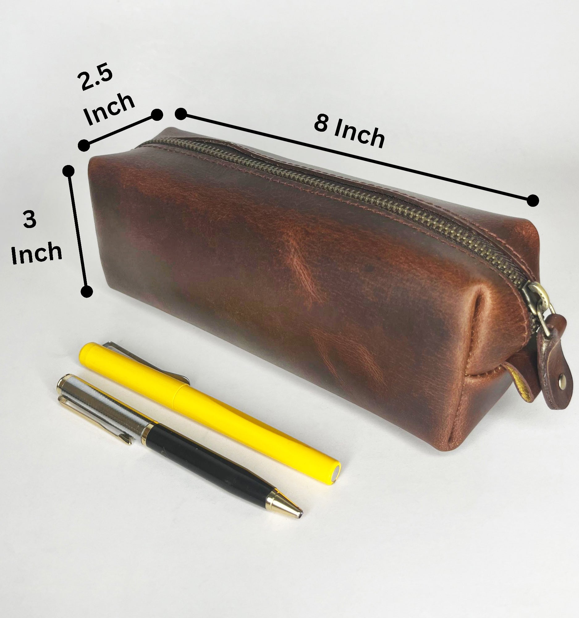 leather pencil pouch