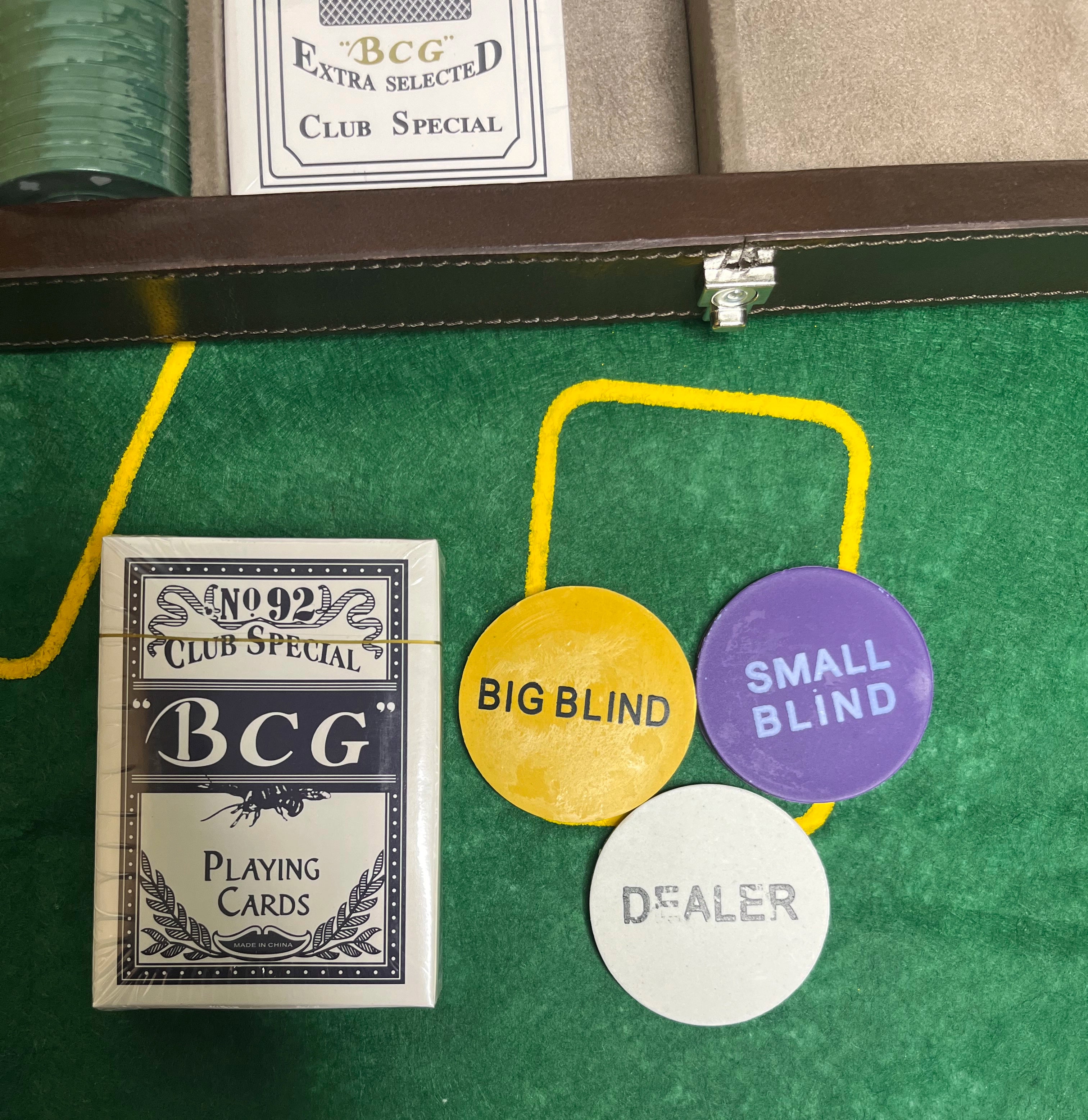 Full-Grain Leather Poker Chip Set | Complete Luxury Game Night Box