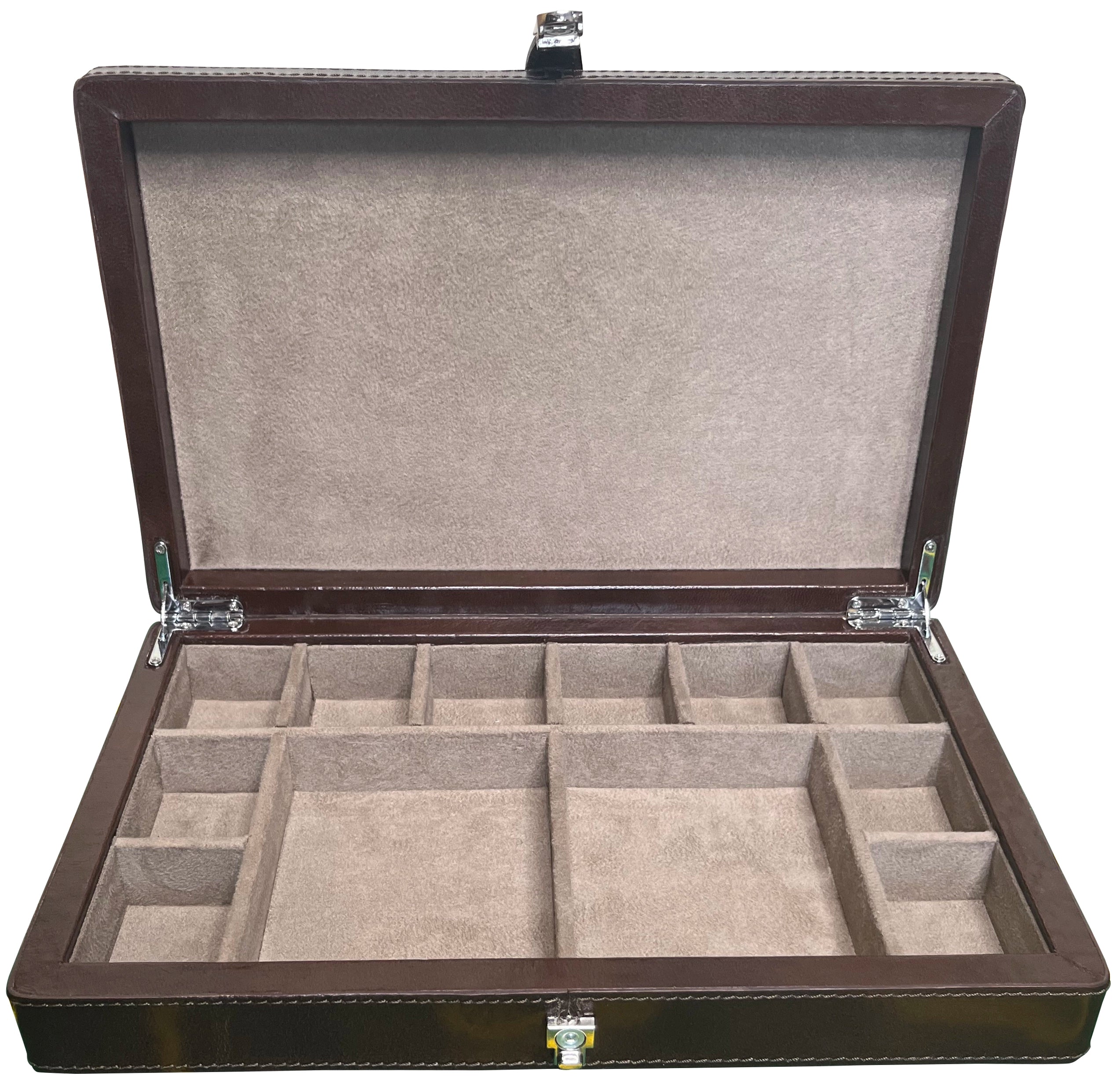 Full-Grain Leather Poker Chip Set | Complete Luxury Game Night Box