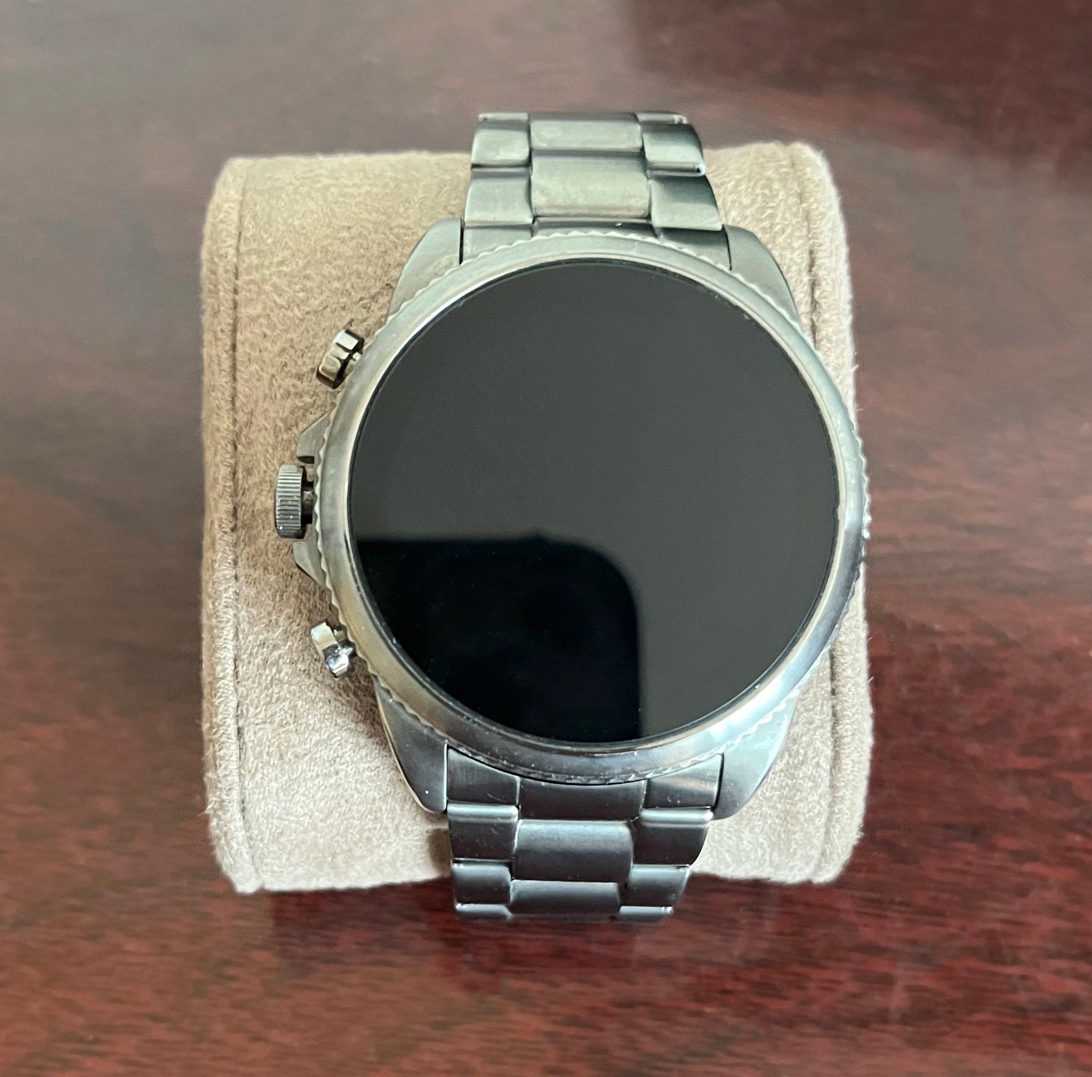 Classic Leather Travel Watch Case - 3 Slots (Green)