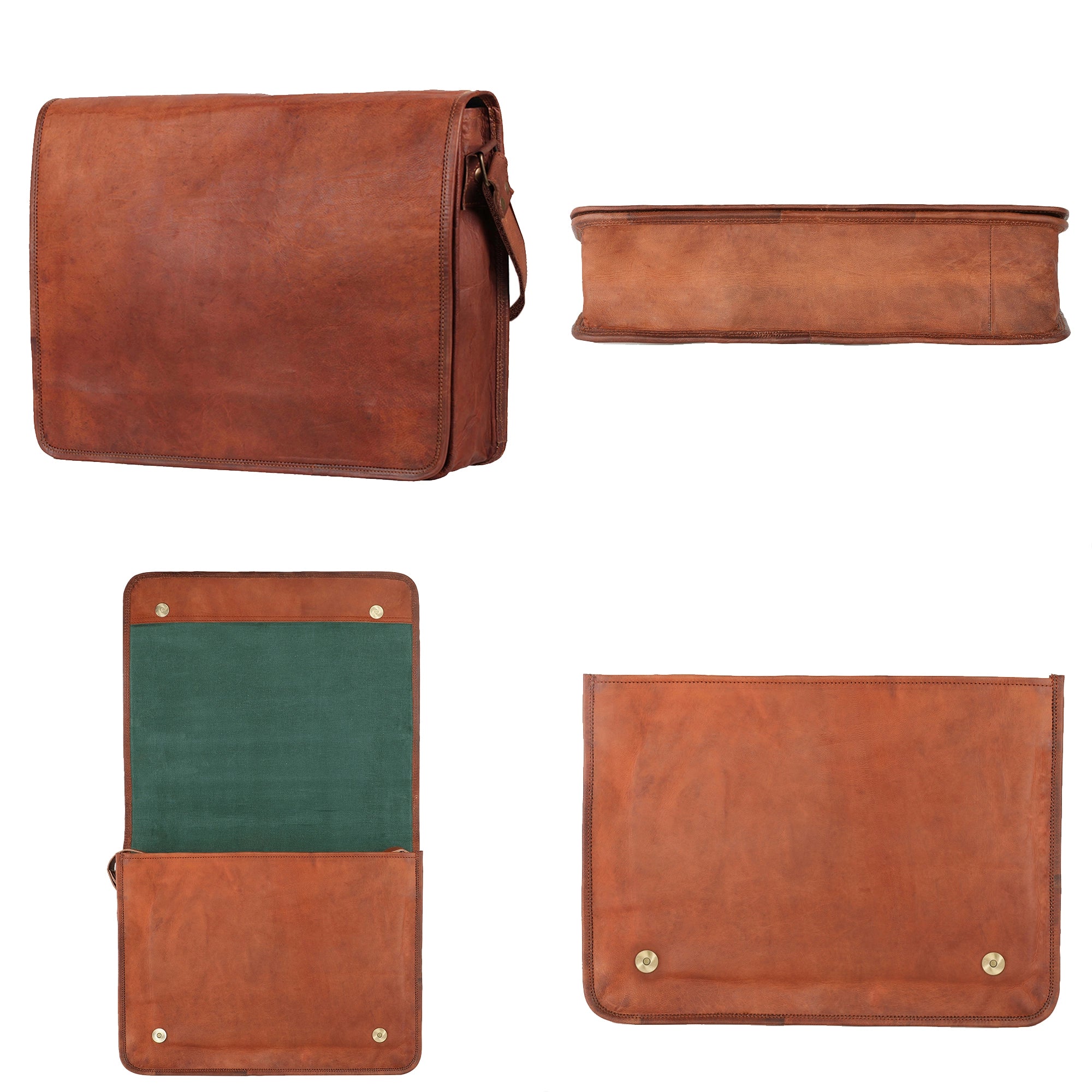 Artisian Leather iPad Tablet Messenger Bag (11 Inch)