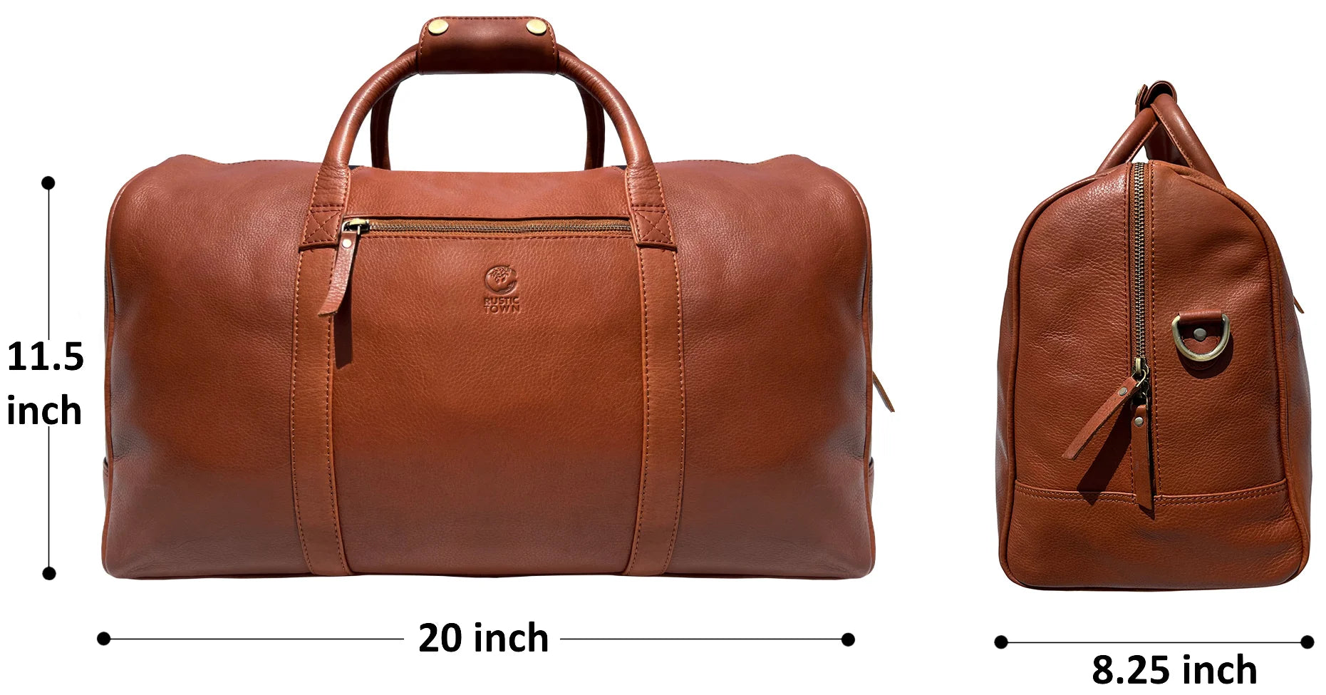 leather duffel