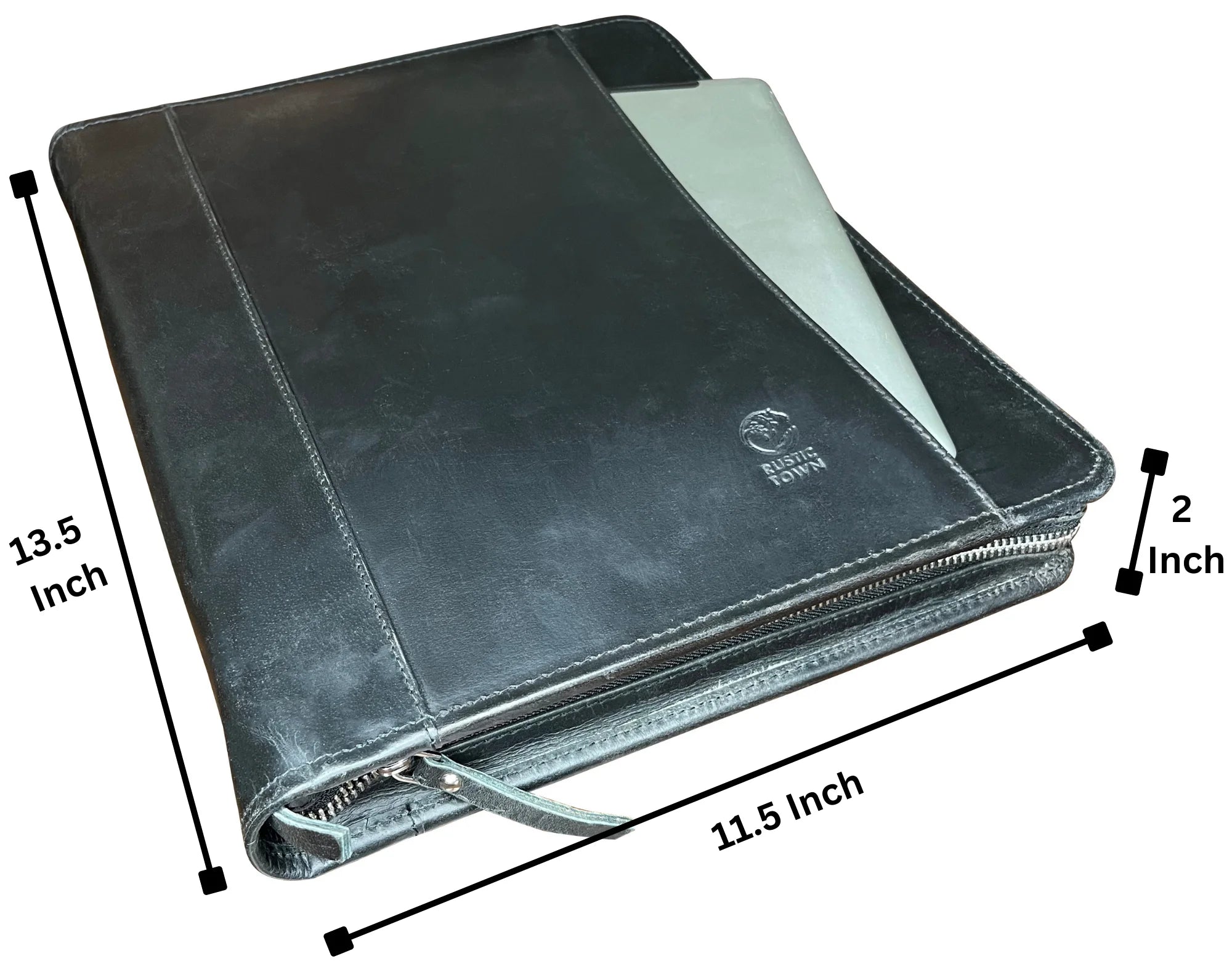 leather folder portfolio
