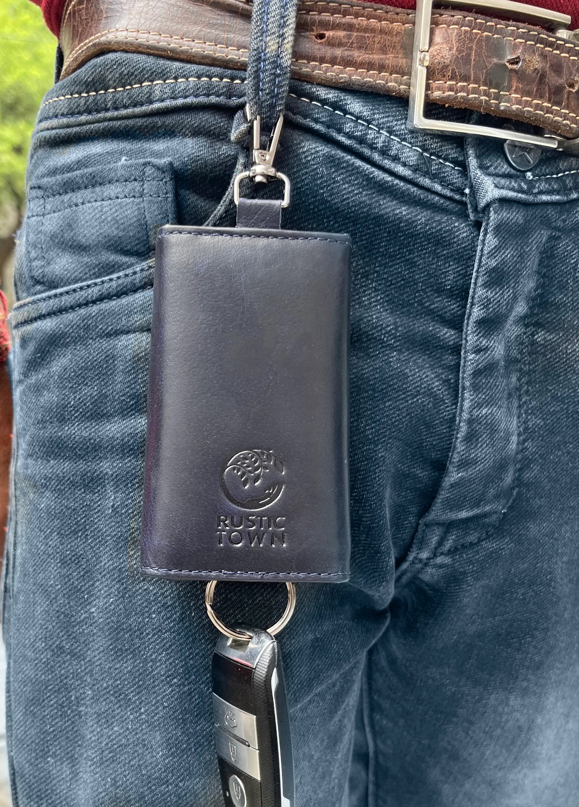 Leather key holder