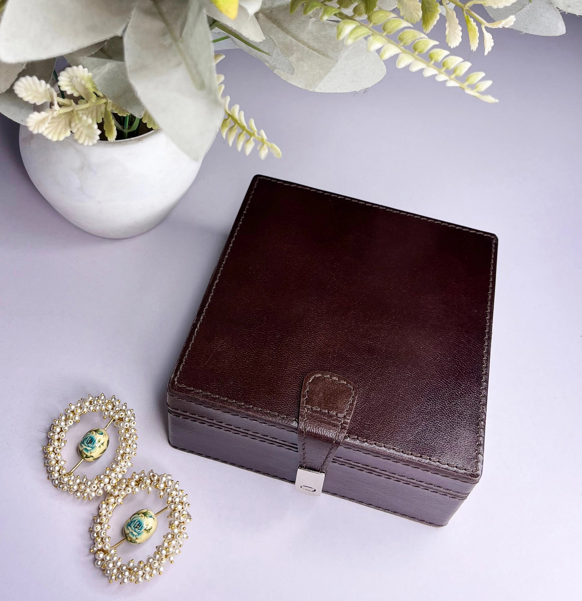 leather jewellery box