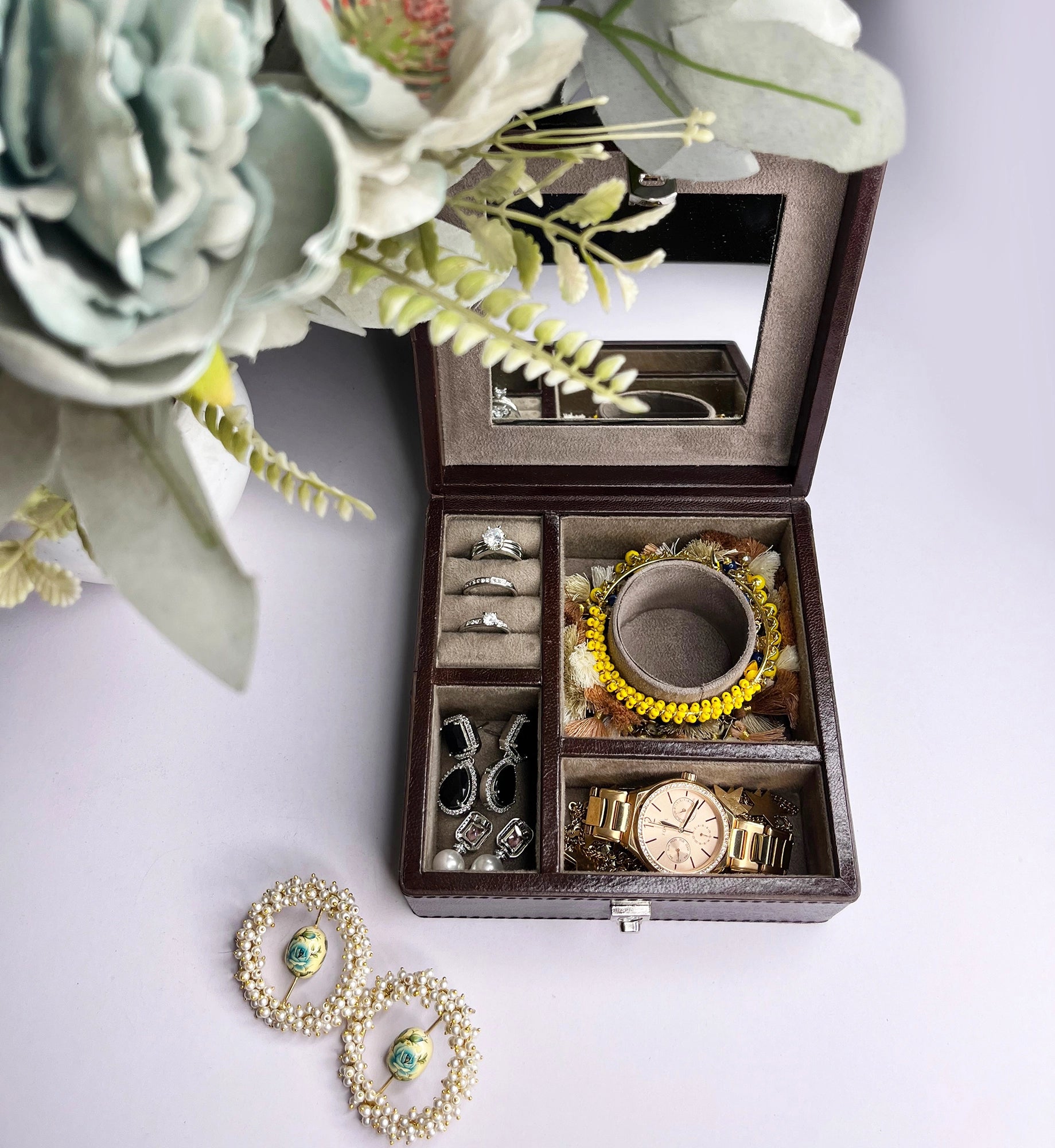 leather jewellery box