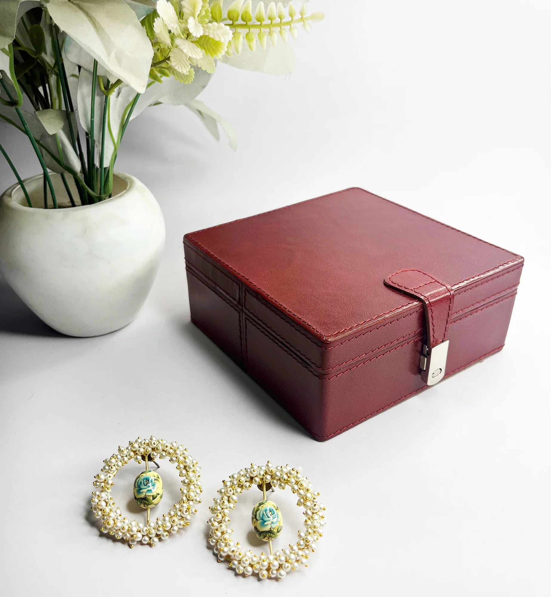 leather jewellery box