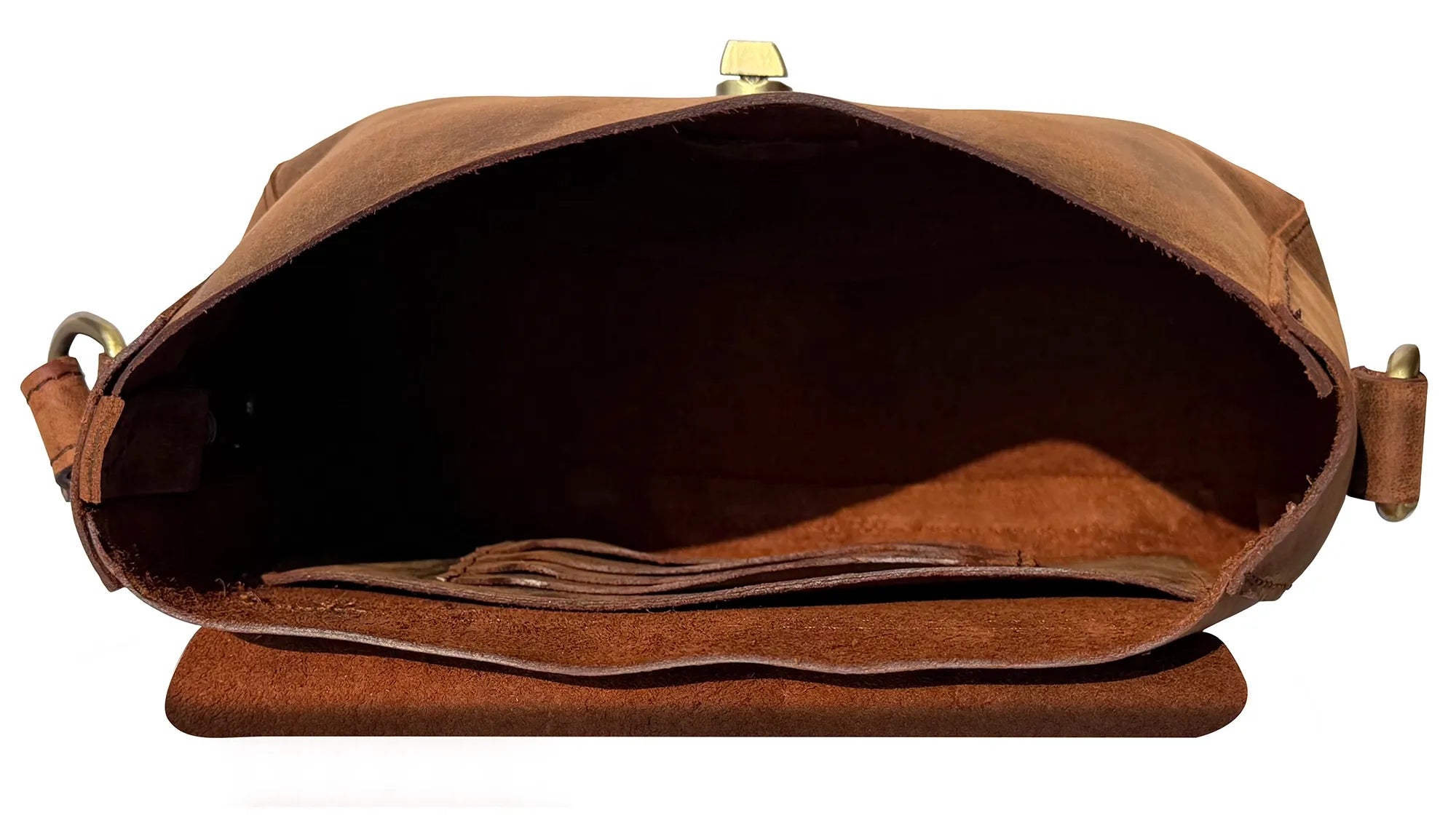 Leather Crossbody Bag for Women - Vintage Shoulder Bag