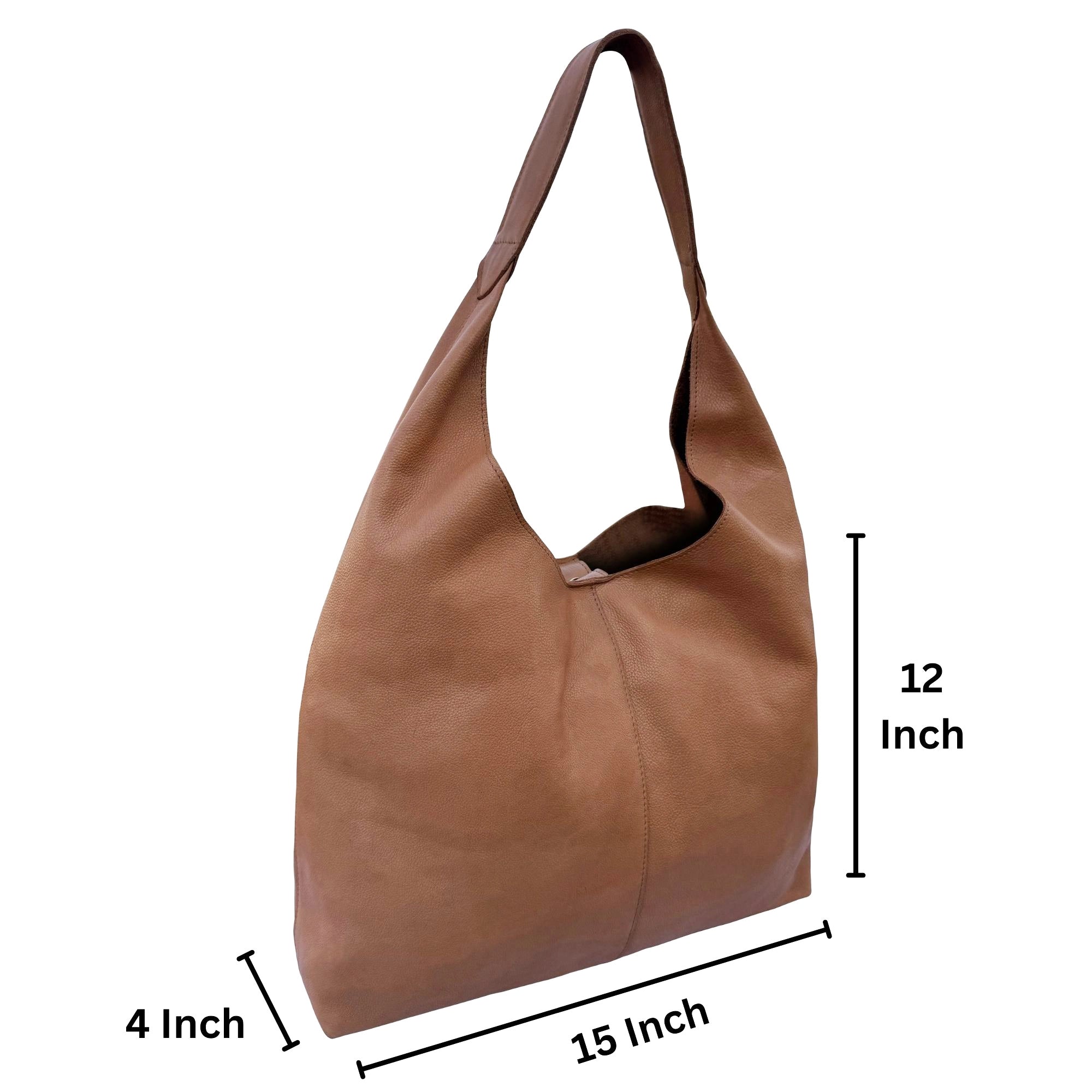 Leather Tote Bag for Women : Organized & Spacious Shoulder Satchel