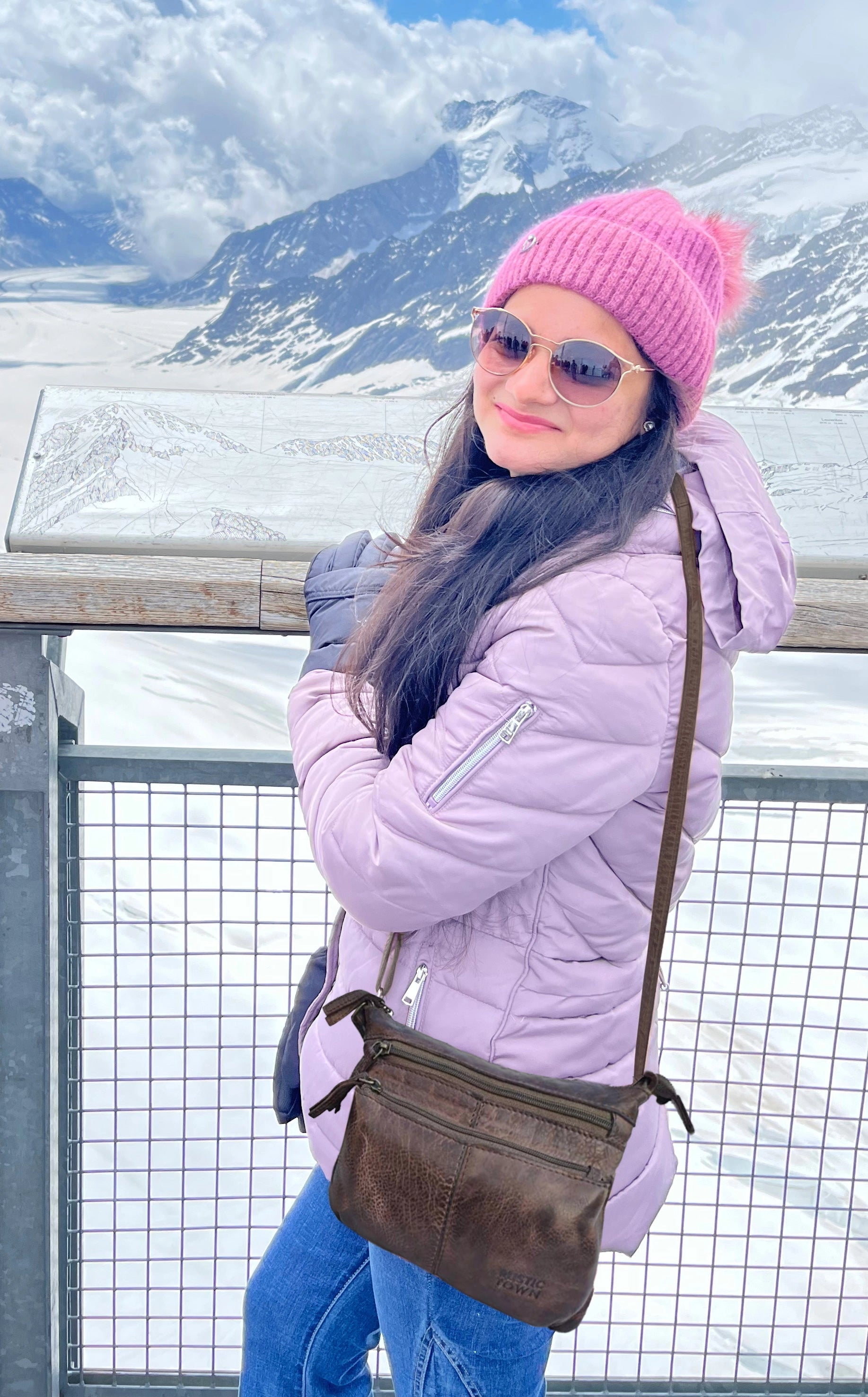 womens leather crossbody bag