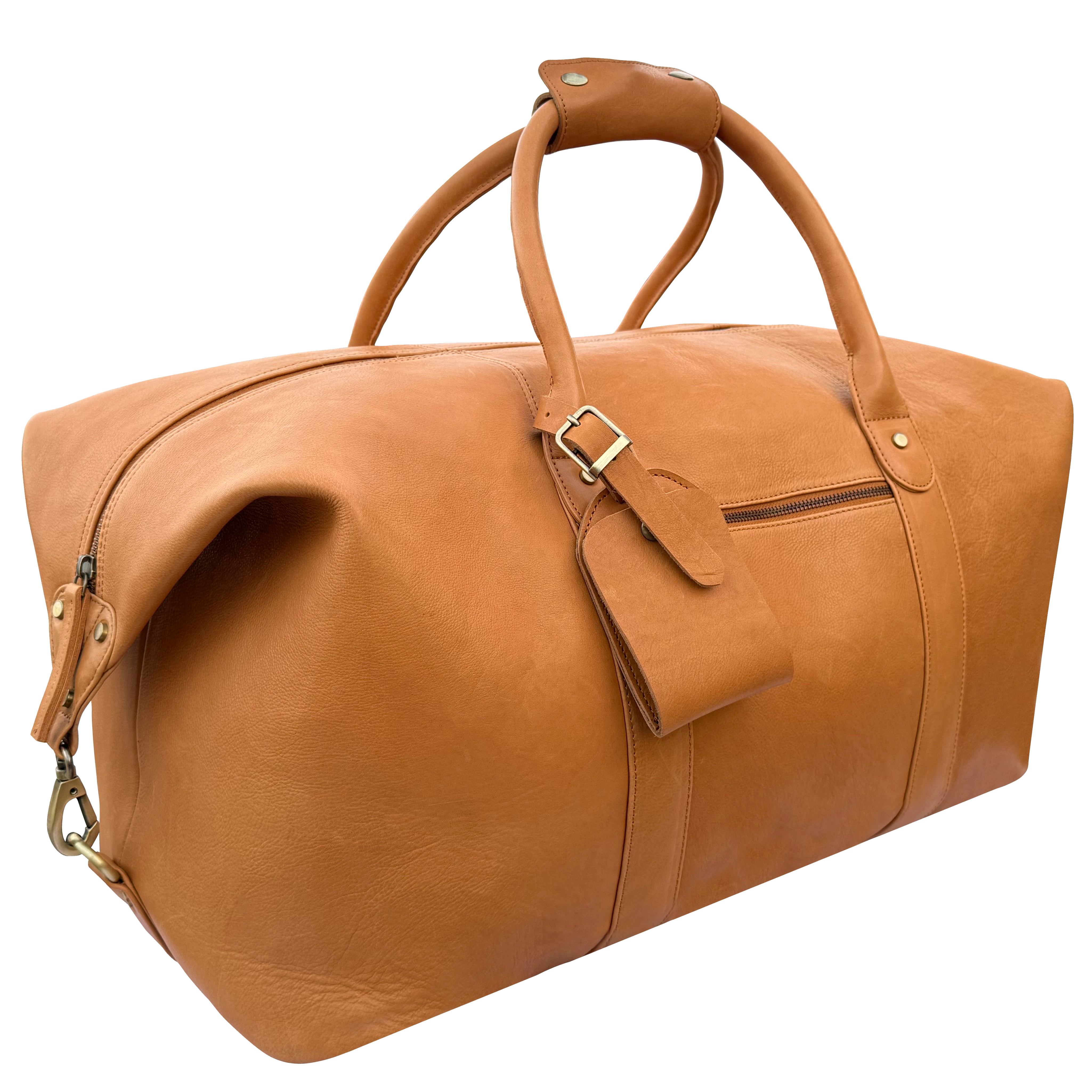 Leather Duffle Bag for Men - Weekender Overnight Bag