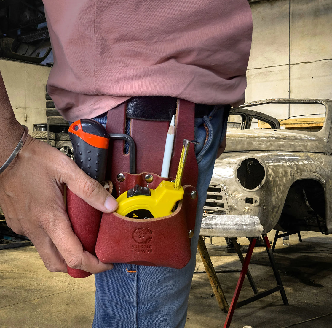 Tape Measure holder Hammer Holder Tool Belt