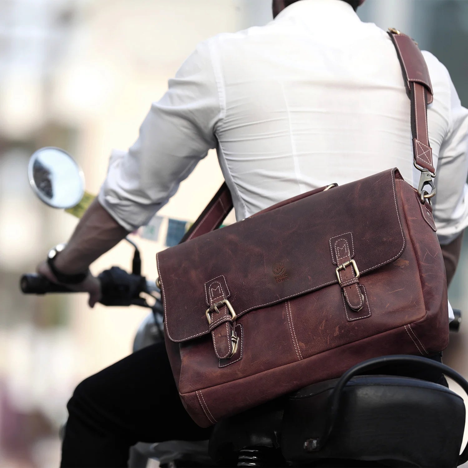 leather crossbody bag