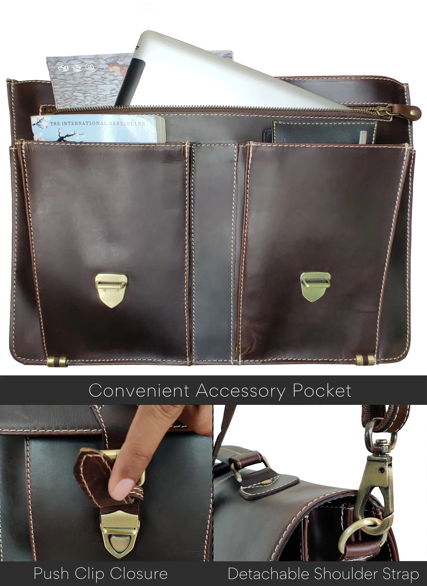 Leather Laptop Bag