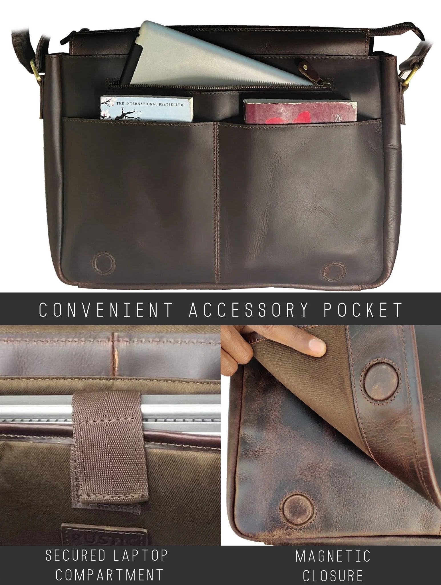 Leather Laptop Bag