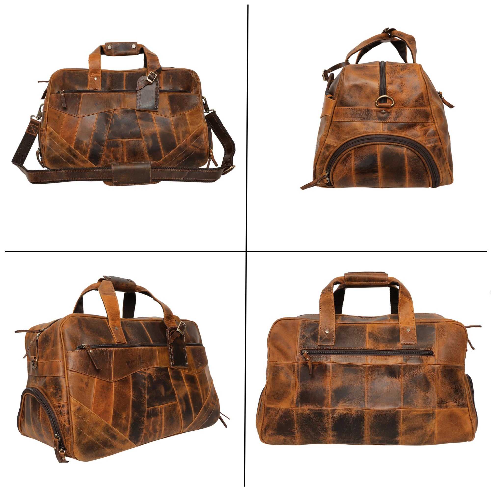 Leather Weekender Bag