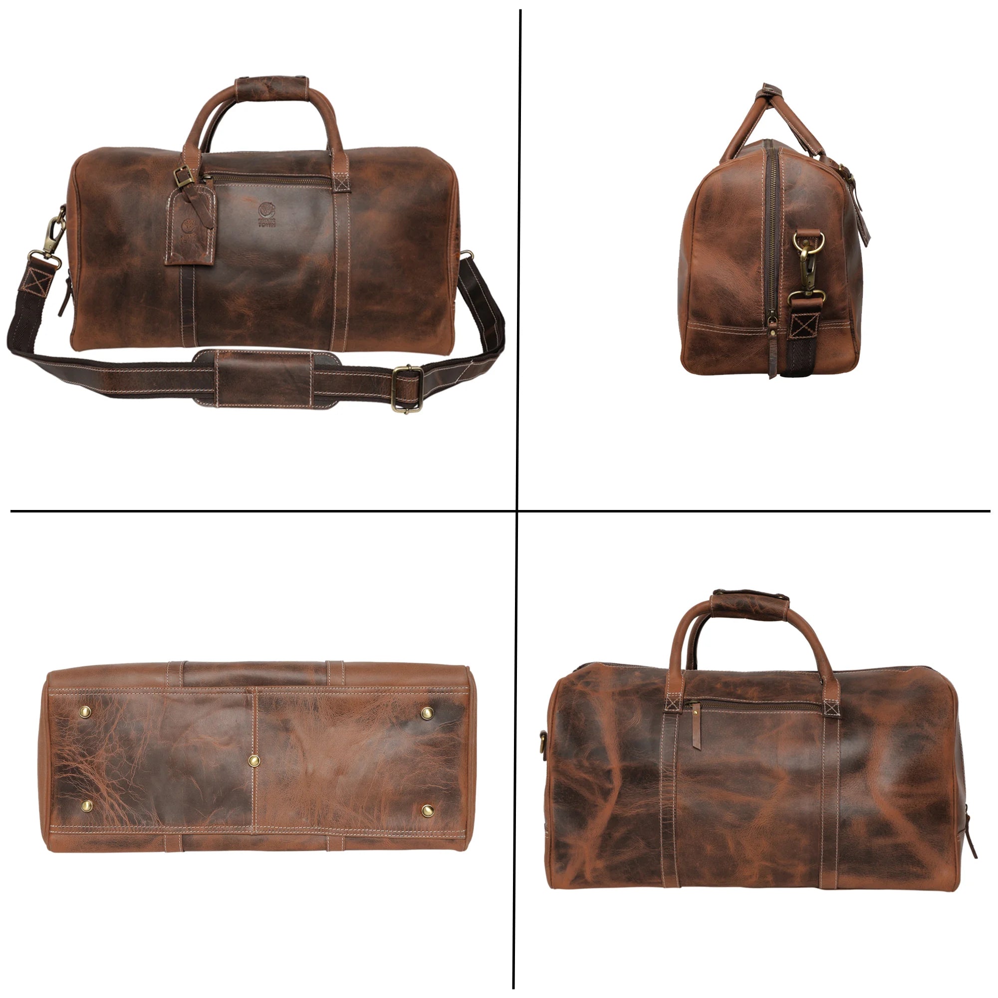 Leather Weekender Bag