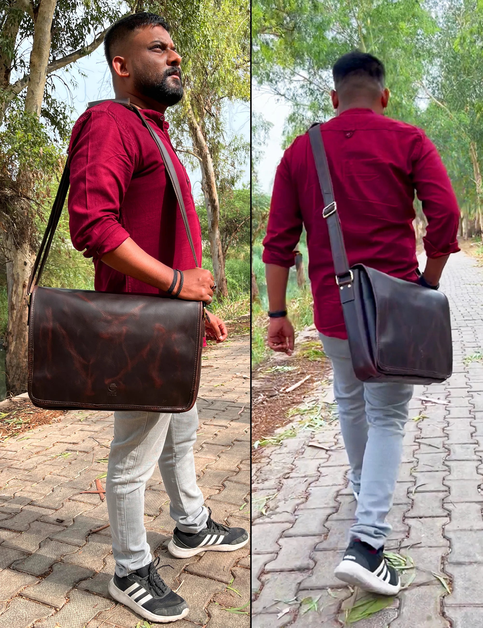 Leather Laptop Bag