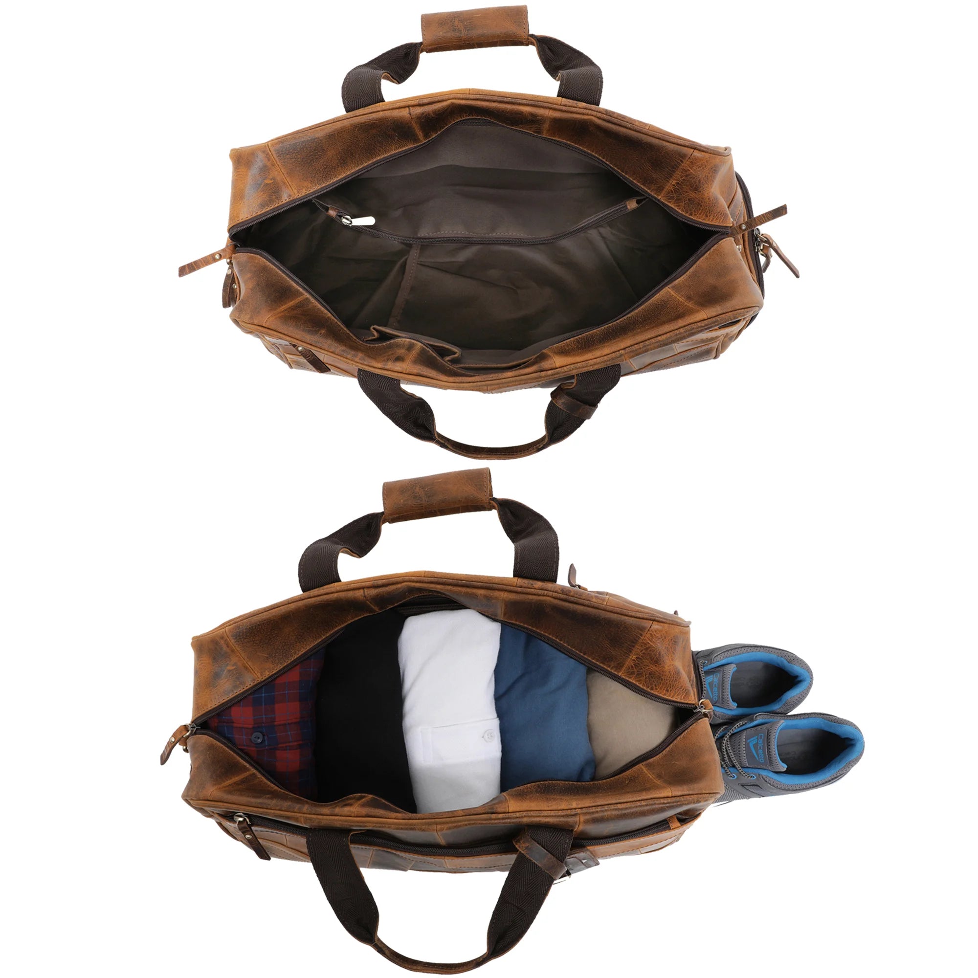 Leather Weekender Bag