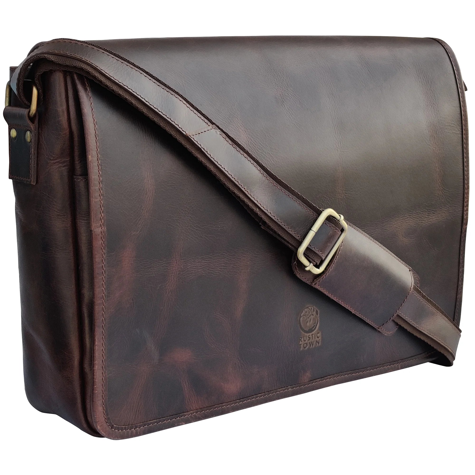 Leather Messenger Bag