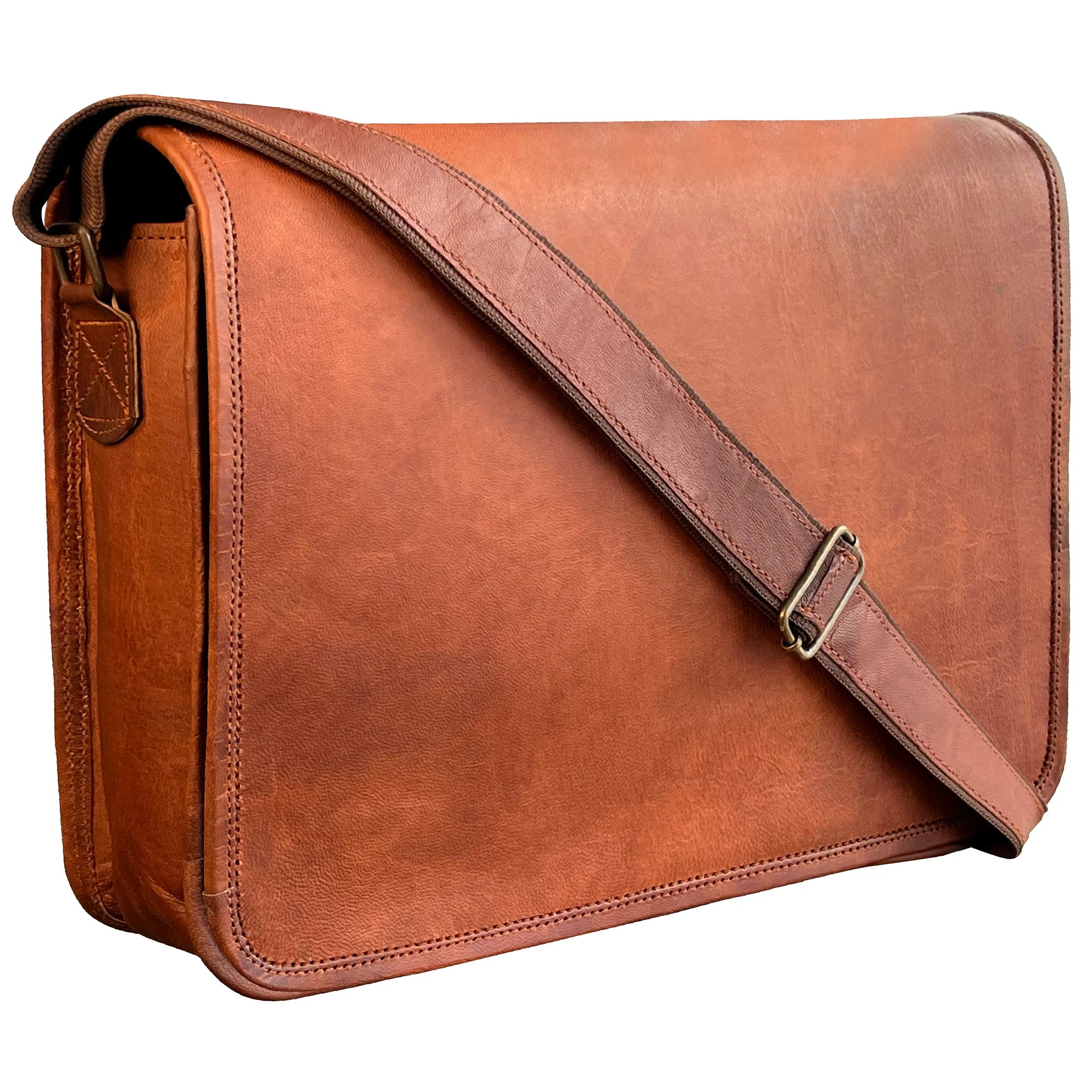 Leather Messenger Bag