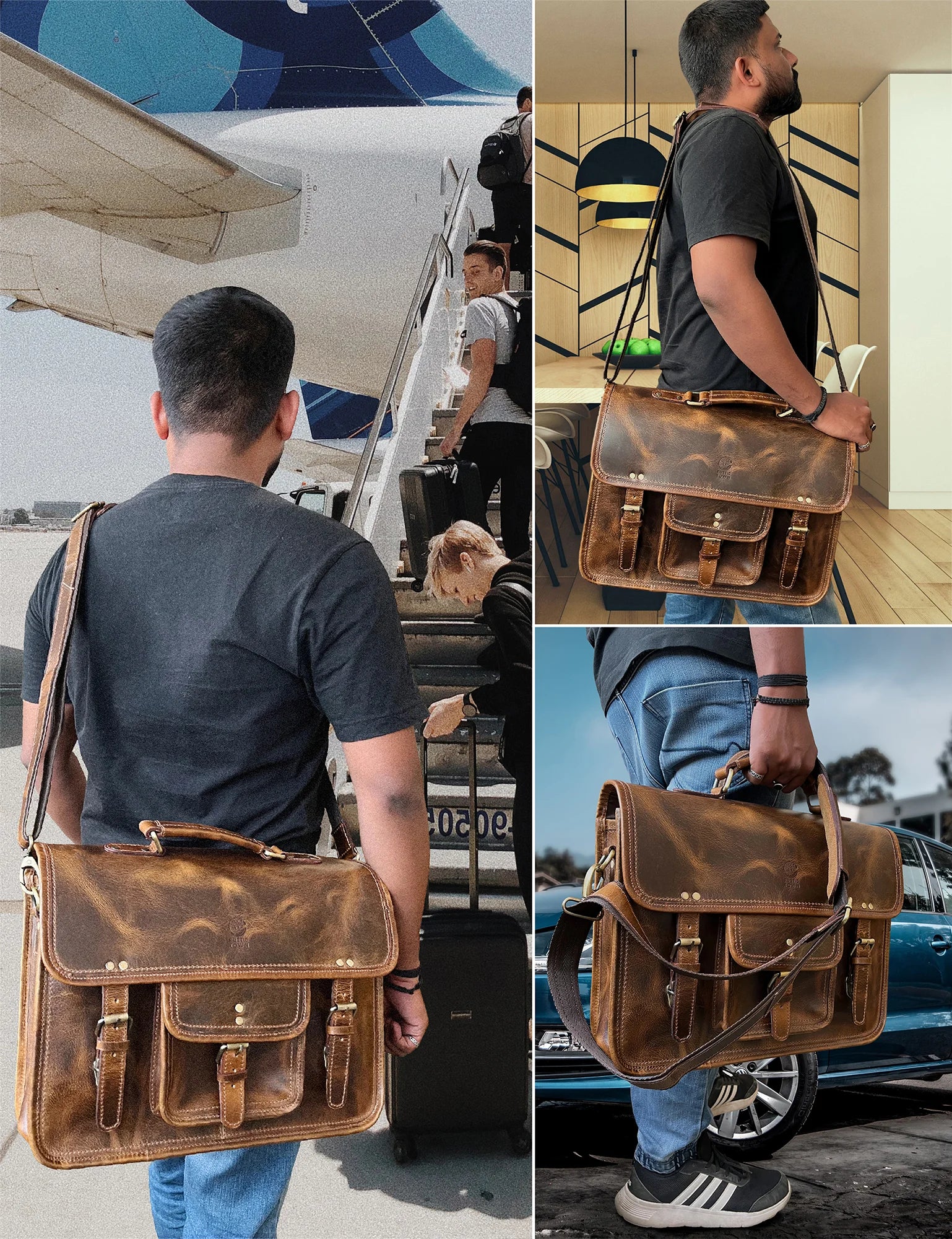 Leather Laptop Bag
