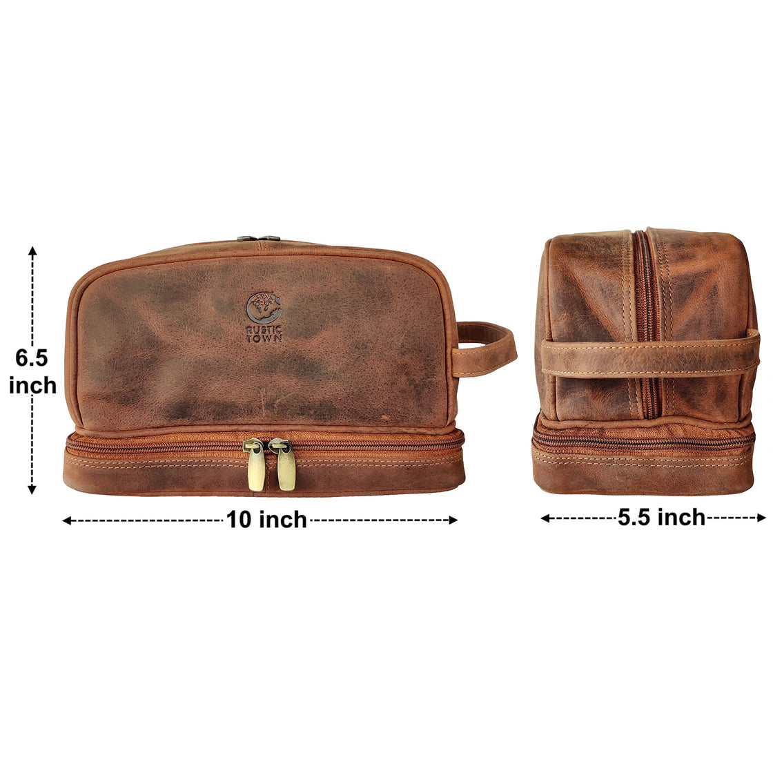leather toiletry bag