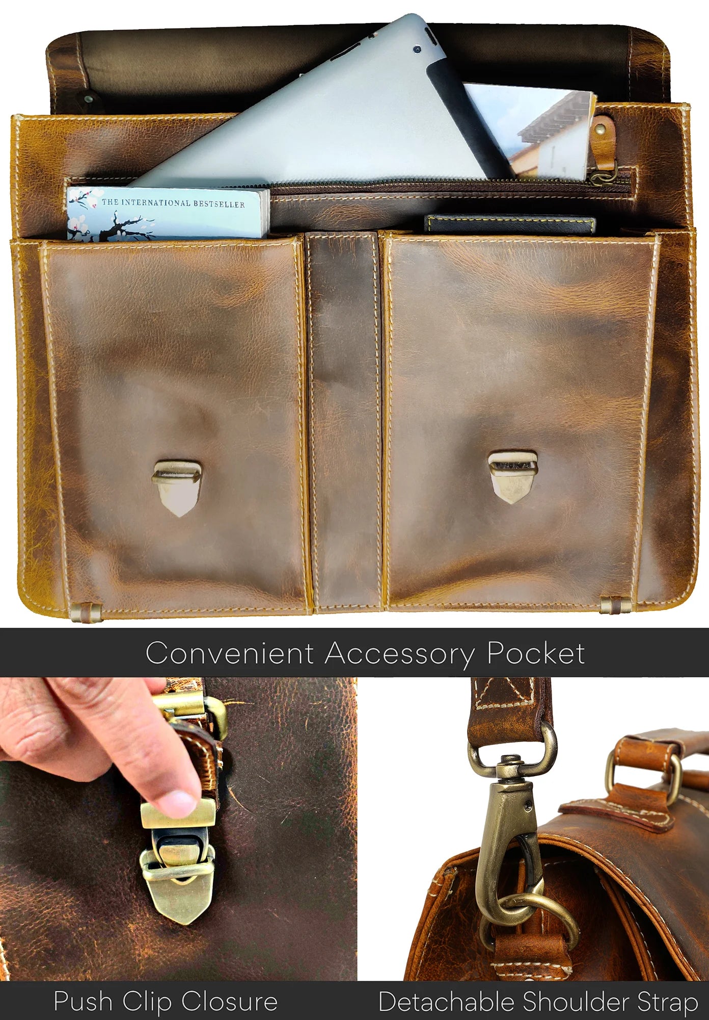 Leather Laptop Bag