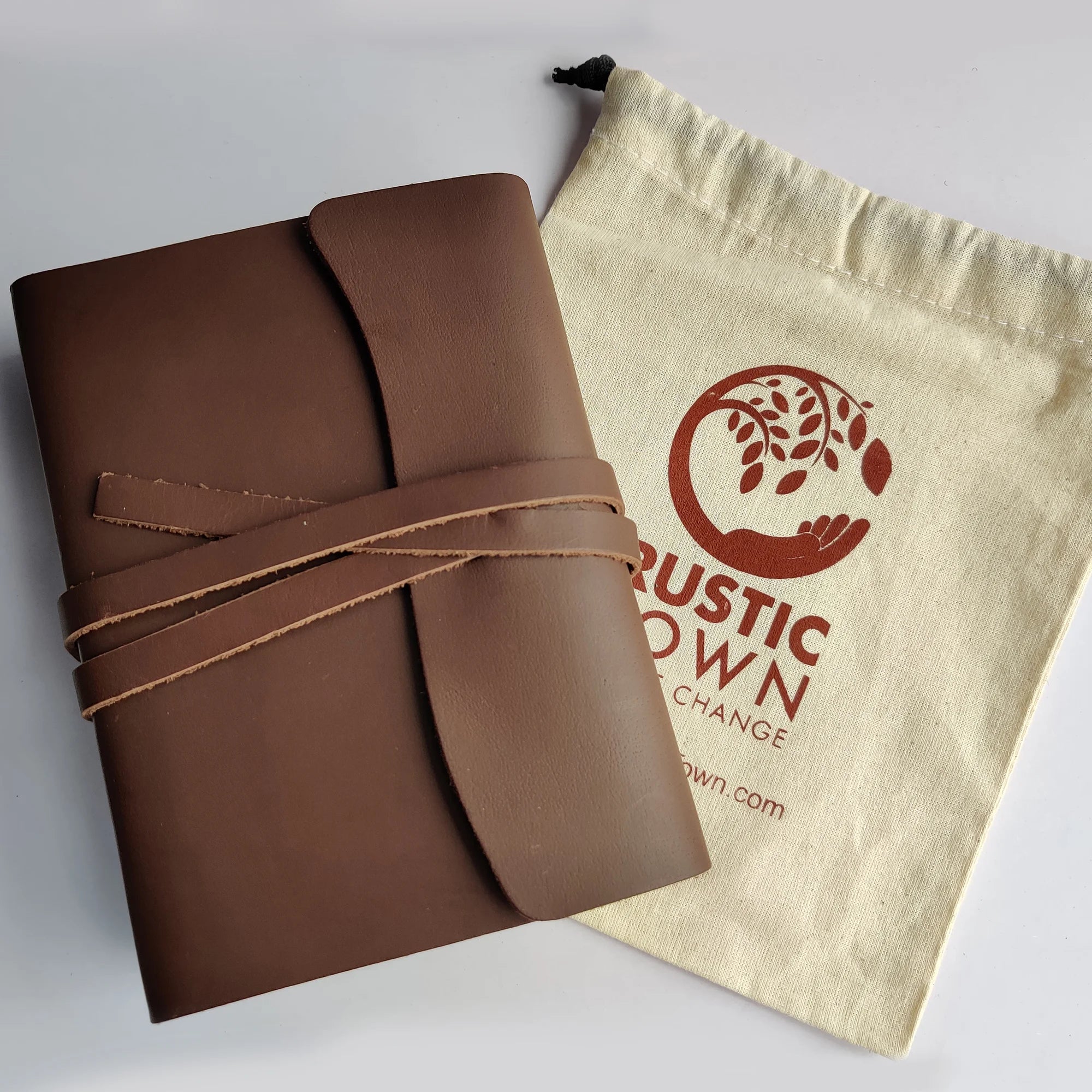 Leather refillable journal