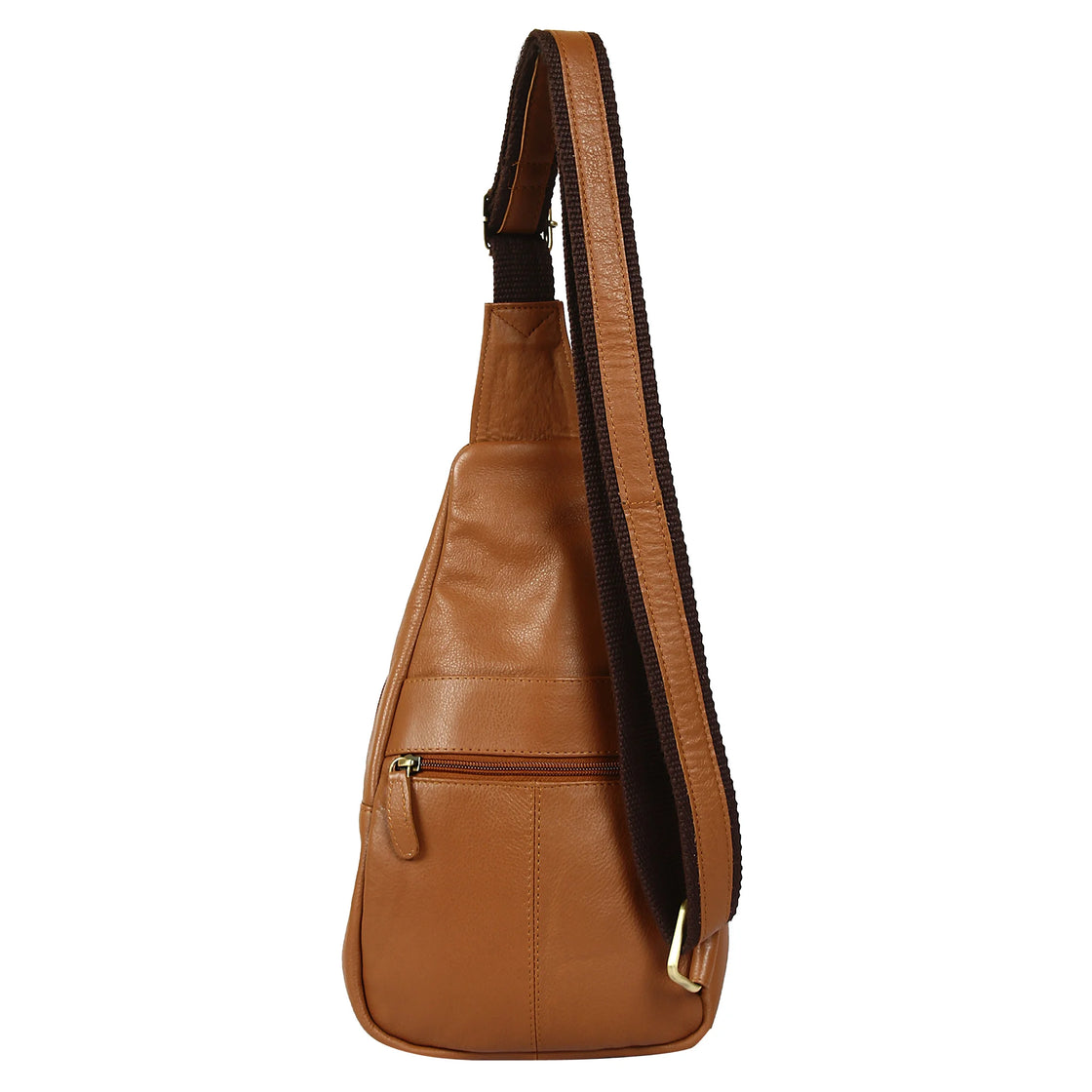 leather chest bag