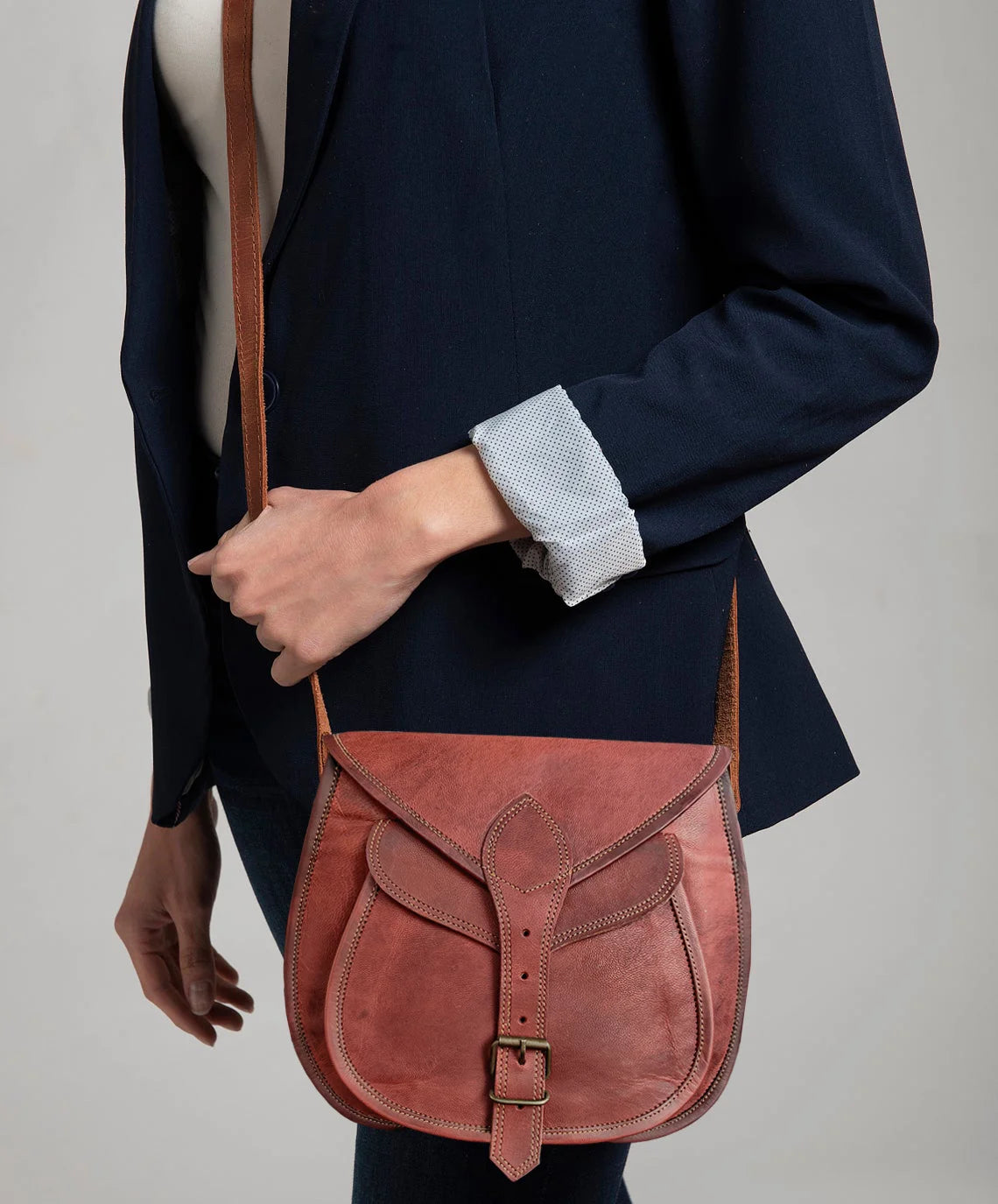 leather crossbody purse