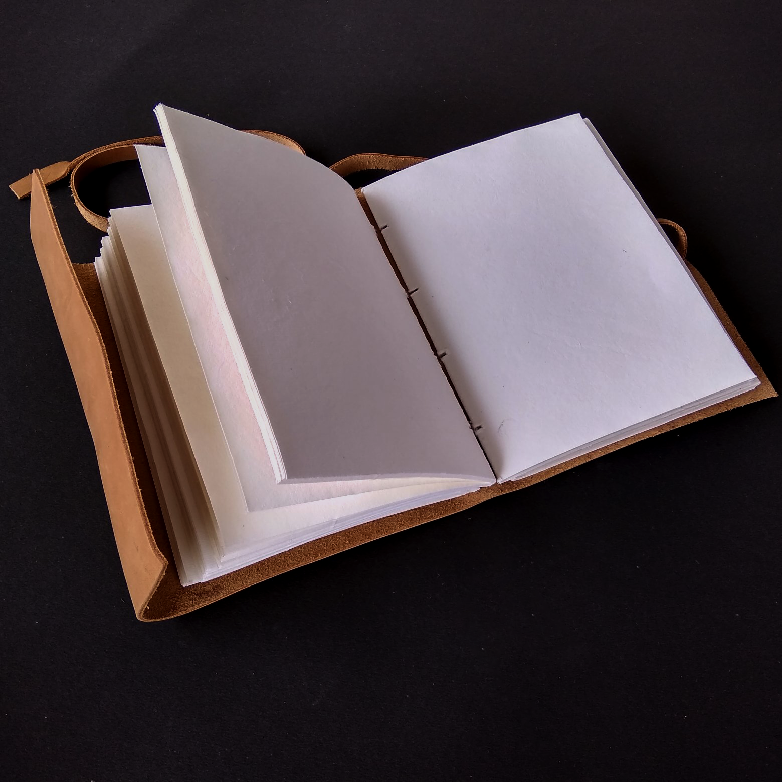 leather bound sketchbook