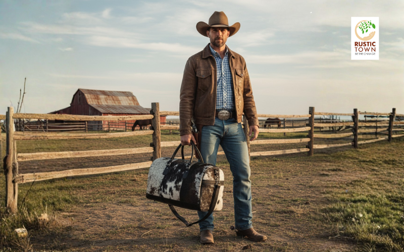 The Rustic Town Leather Duffle Bag