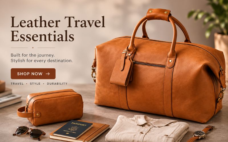 Leather Duffle Bag For Men