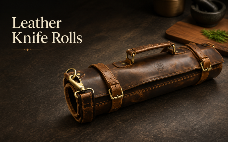 Leather Knife Roll